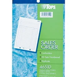 Clearance 3-Part Carbonless Sales Orders, 5-1/2" x 7-7/8", (46510) Business Forms