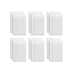 TOPS Prism+ Legal Notepads, 5" x 8", Narrow Ruled, Gray, 50 Sheets/Pad, 12 Pads/Pack (63060) Clearance