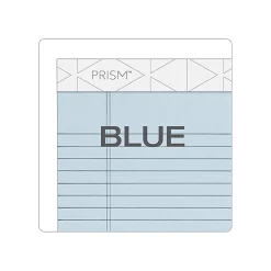 TOPS Prism+ Writing Notepads, 5" x 8", Narrow Ruled, Blue, 50 Sheets/Pad, 12 Pads/Pack (63020) Sale