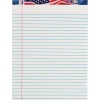 TOPS Recycled American Pride Writing Tablet, 8-1/2" x 11-3/4", Legal Ruled, White, 50 Sheets/Pad, 12 Pads/Pack (75140) Best