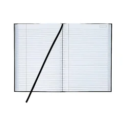 TOPS Royale Professional Notebooks, 8.25" x 11.75", College Ruled, 96 Sheets, Black (25232)