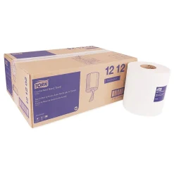 Paper Towels<Tork ® Advanced Centerfeed Hand Towel, 2-Ply, 8.25 x 11.8, White, 610/Roll, 6/Carton