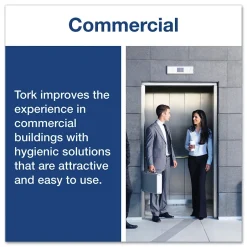 Tork Advanced Mini Jumbo Roll Bath Tissue, Septic Safe, 2-Ply, White, 3.48