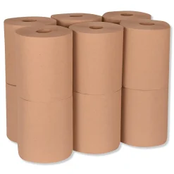 Paper Towels<Tork Hardwound Paper Towels, 1-ply, 600 ft./Roll, 12 Rolls/Carton (TRKRK600E)