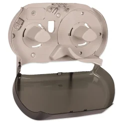 Tork ® Twin Jumbo Roll Bath Tissue Dispenser, 19.29 x 5.51 x 11.83, Smoke/Gray