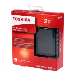 Toshiba Canvio Advance HDTC920XK3AA 2TB USB 3.0 Portable External Hard Drive, Black* External Hard Drives
