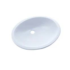 Sinks<Toto Rendezvous Oval Undermount Bathroom Sink with CeFiONtect™, Cotton White (LT579G#01)