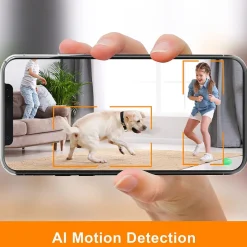 Security Cameras & Systems<Toucan Seek Wireless Indoor Smart Plug-In Pan and Tilt Security Camera Wi-Fi Night Vision 2-Way Talk Live View, White