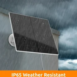 Security Cameras & Systems<Toucan Solar Panel Charger 9.8 ft. Charging Cable IP65 Weather Resistant Adjustable Wall Mount (TNTSCP05GR)