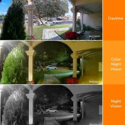 Smart Doorbells<Toucan V3 Wireless Battery Operated Video Doorbell, Chime, Night Vision, Wi-Fi, IP56 Weather Resistant, Black