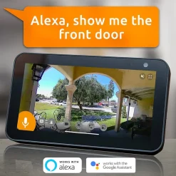 Smart Doorbells<Toucan V3 Wireless Battery Operated Video Doorbell, Chime, Night Vision, Wi-Fi, IP56 Weather Resistant, Black