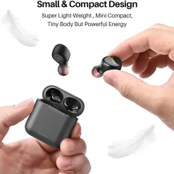 TOZO T6S Wireless Earbuds, Bluetooth, Black (T6SBLK)