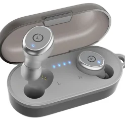 TOZO T10S Wireless Earbuds, Bluetooth, Gray (T10SGRY)