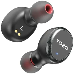 TOZO T10S Wireless Earbuds, Bluetooth, Black (T10SBLK)