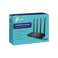 TP-LINK Archer C80 AC1900 Dual Band MU-MIMO Gaming Router, Black (ARCHER C80)* Wi-Fi Routers