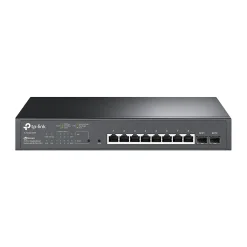 TP-LINK JetStream 8-Port Gigabit Ethernet PoE+ Managed Switch, 20Gbps, Black (TL-SG2210MP)* Ethernet Switches & Splitters