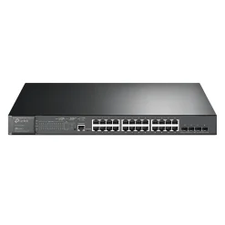 TP-LINK JetStream 24-Port Gigabit Ethernet PoE+ Managed Switch, Black (TL-SG3428MP)* Ethernet Switches & Splitters