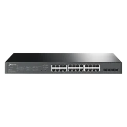 TP-LINK JetStream 24-Port Gigabit Ethernet PoE+ Smart Switch, Black (TL-SG2428P)* Ethernet Switches & Splitters