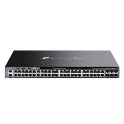 TP Link TP-Link Omada 48 Gigabit Ethernet Ports Multi-Gigabit PoE Managed Switch, 216 Gbps, Black (SG6654X)* Ethernet Switches & Splitters