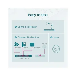 TP-LINK 10-Port Gigabit Ethernet PoE Smart Switch, Black (TL-SG1210MPE)* Ethernet Switches & Splitters