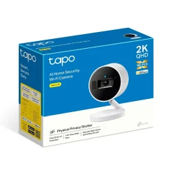Security Cameras & Systems<TP-LINK Tapo Smart 2K QHD AI Home Security Wi-Fi Camera (TAPO C125)