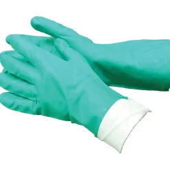 Work Gloves<Ambitex Tradex® Flock Lined Gloves, Green Nitrile, Extra Large, 12 Pair