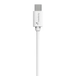 Travelocity Braided USB Micro Cable, 4 ft., White (TVPD-BC4M)