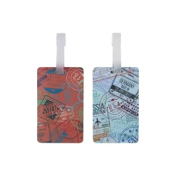 Travelon Passport Stamps Luggage Tag, Multicolored (13450-000)