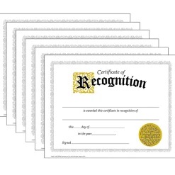 Discount TREND Certificate of Recognition Classic Certificates, 30 Per Pack, 6 Packs (T-2564-6) Awards & Certificates