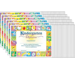 Clearance TREND Classic Kindergarten Diploma, 30 Per Pack, 6 Packs (T-17002-6) Awards & Certificates