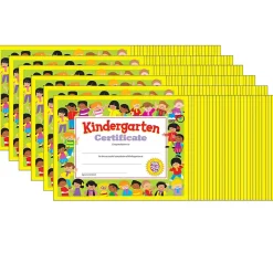 Completion Certificates, 8.5" x 11", Multicolor, 6/Bundle (T-17008-6) Awards & Certificates