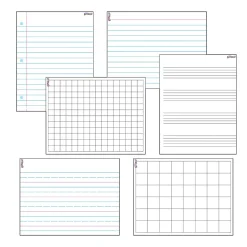 Paper Whiteboard, 17" x 22", 6/Pack (T27906) Dry Erase