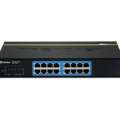TRENDnet 16-Port Gigabit Ethernet Unmanaged Switch, 10/100/1000 Mbps, Black (TEG-S16DG)* Ethernet Switches & Splitters