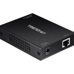 TRENDnet TPE-117GI Gigabit PoE+ Injector Supplies PoE (15.4W)/PoE+ (30W) or Ultra PoE (60W)* Ethernet Switches & Splitters