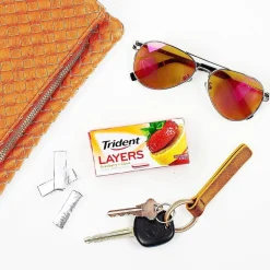 Gum & Mints<Trident Layers Sugar Free Wild Strawberry & Tangy Citrus Gum, 14 Pieces/Pack, 12/Box (AMC60001)