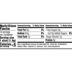 Gum & Mints<Trident Sugar Free Spearmint Gum, 14 Pieces/Pack, 12/Box (MOZ01106)
