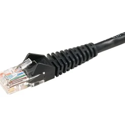 Ethernet Cables<Tripp Lite 25' CAT-5e Snagless Molded Patch Cable, Black (TRPN001025BK)