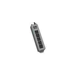 Surge Protectors & Power Strips<Tripp Lite 5 Outlet Power Strip, Gray/Black (602-15)