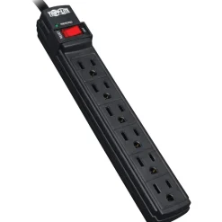 Surge Protectors & Power Strips<Tripp Lite 6 Outlet Surge Suppressor, 6' Cord, Black (TLP6B)