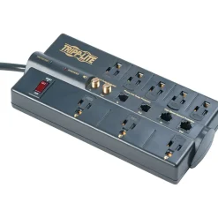 Surge Protectors & Power Strips<Tripp Lite 8 Outlet Surge Protector, 10' Cord, 3240 Joules (TRPTLP810NET)