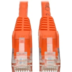 Ethernet Cables<Tripp Lite 6ft Cat6 Snagless Molded Patch Cable UTP Orange RJ45 M/M 6' (N201-006-OR)