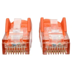 Ethernet Cables<Tripp Lite 6ft Cat6 Snagless Molded Patch Cable UTP Orange RJ45 M/M 6' (N201-006-OR)