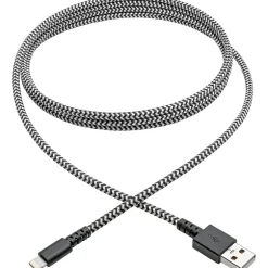 Power Cables<Tripp Lite Heavy-Duty USB Sync/Charge Cable with Lightning Connector, 6 ft. (1.8 m) (M100-006-HD)