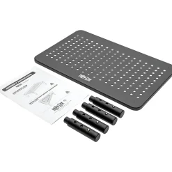 Tripp Lite Monitor Riser for Desk, 14 x 9 in., Height Adjustable, Metal, Black (MR1411M)* Monitor Mounts & Stands