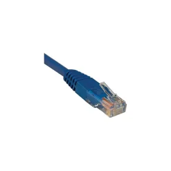 Ethernet Cables<Tripp Lite N002-004-BL 4' CAT-5e RJ-45 Molded Patch Cable, Blue