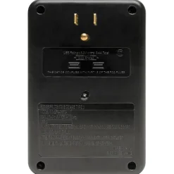 Surge Protectors & Power Strips<Tripp Lite Protect It! 6-Outlet Side-Load Surge Protector Wall Tap with 2 USB Charging Ports, Black, (TLP6SLUSBB)