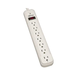 Surge Protectors & Power Strips<Tripp Lite Protect It! 7-Outlet Surge Protector, 25' Cord (TLP725)