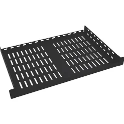 Hot Rack Shelf for 4 Post Rack Toolless Mounting, Black (SRSHELF2P1UTM) Shelving