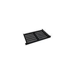Hot Rack Shelf for 4 Post Rack Toolless Mounting, Black (SRSHELF2P1UTM) Shelving