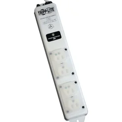 Surge Protectors & Power Strips<Tripp Lite Safe-IT UL 60601-1 4-Outlet Medical-Grade Surge Protector, 15 ft., White (SPS415HGULTRA)